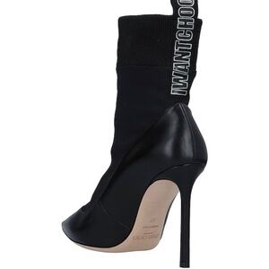 Jimmy Choo Black Stiletto Sock Boots